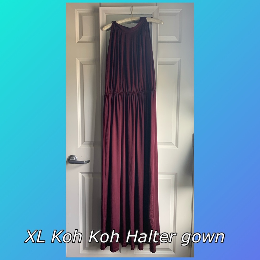 XL Koh Koh Halter Gown